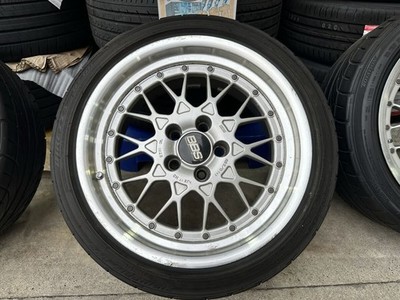 JDM BBS RSII 17114.3 9J ET20 5-hole aluminum wheel 4-Wheel Set consistent R (No Tires) - Image 3