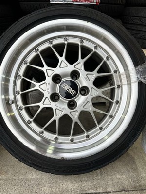 JDM BBS RSII 17114.3 9J ET20 5-hole aluminum wheel 4-Wheel Set consistent R (No Tires) - Image 4
