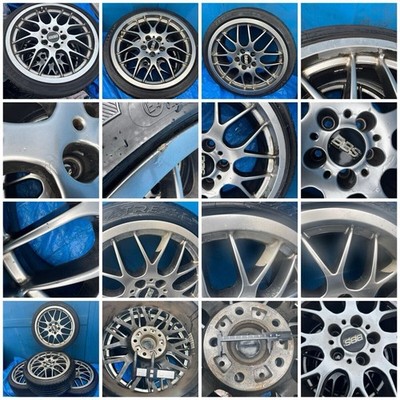 JDM BBS RX206 1818H2x0J +38 PCD120/5H Used 4-Wheel Set BMW 215/40R18 89V XL (No Tires) - Image 9