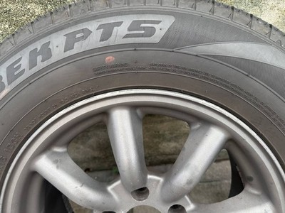 JDM Rare Watanabe Racing F8 Eight-Spoke Wheel and Tire Set 16-inch 5-h (No Tires) - Image 2