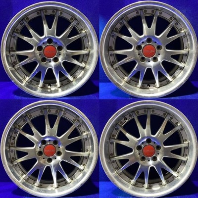 JDM Different sizes front and rear ENKEI AME SHALLEN MX wheels 18x (No Tires)