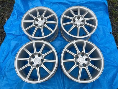 JDM GDB Impreza WRX STI Subaru Genuine ENKEI 17x8J +53 PCD114.3 4-Wheel Set E (No Tires)