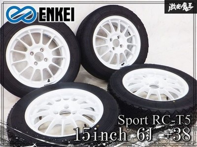JDM ENKEI Enkei Sport RC-T5 15x6J +38 PCD100 4-hole Wheel 185/60R16 4-h (No Tires)