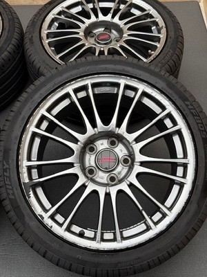 JDM Subaru Impreza GRB WRX STI Genuine Option BBS RV739 forginglightwe (No Tires) - Image 5