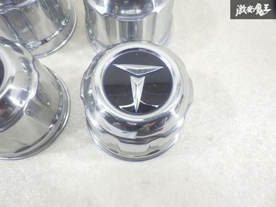 JDM Rare Store Listing Old Car Toyota Wheel Center Cap 4 Individual Ou (No Tires) - Image 2