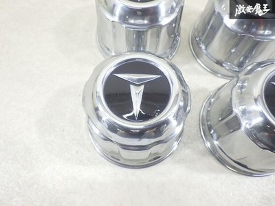 JDM Rare Store Listing Old Car Toyota Wheel Center Cap 4 Individual Ou (No Tires) - Image 3