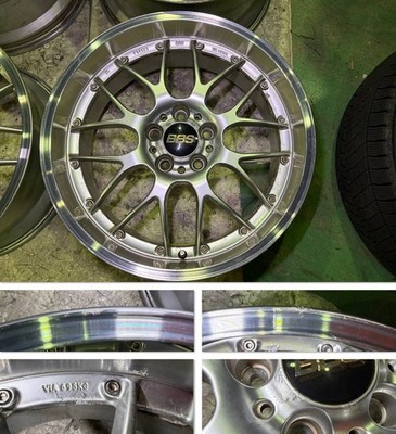 JDM Lightweight forged BBS RS-GT RSGT 19RS922H 8.5J +15 RS947H 9.5J +2 (No Tires) - Image 3