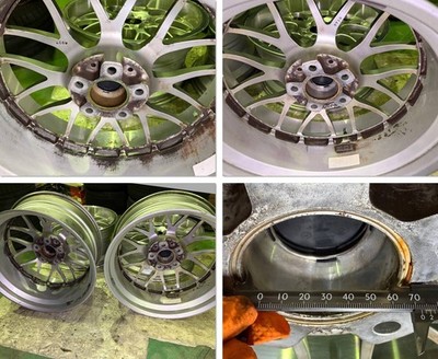 JDM Lightweight forged BBS RS-GT RSGT 19RS922H 8.5J +15 RS947H 9.5J +2 (No Tires) - Image 9