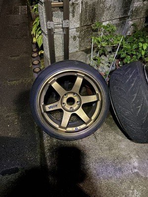 JDM TE37 17inch 9j0 114.35H 2-Wheel Set br RAYS (No Tires) - Image 2