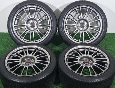 JDM Forging SUBARU WRX STI Genuine Option BBS RV739 18x8.5J +55 PCD114. (No Tires)