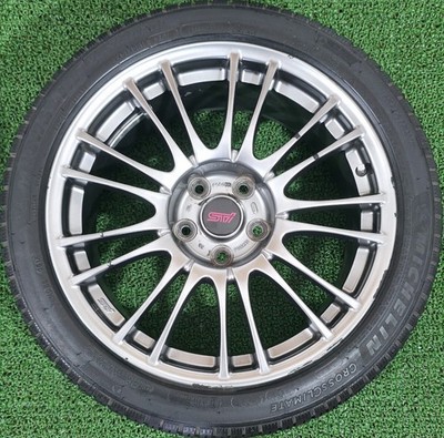 JDM Forging SUBARU WRX STI Genuine Option BBS RV739 18x8.5J +55 PCD114. (No Tires) - Image 4