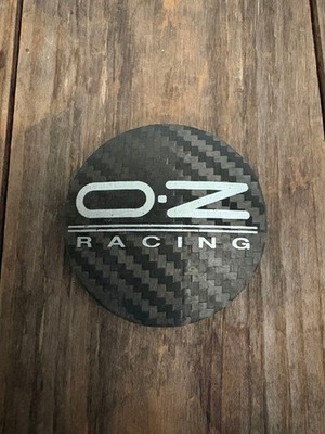 JDM OZ Racing Center Cap 4 Individual Set Carbon Fiber Look 54mm Diame (No Tires) - Image 3