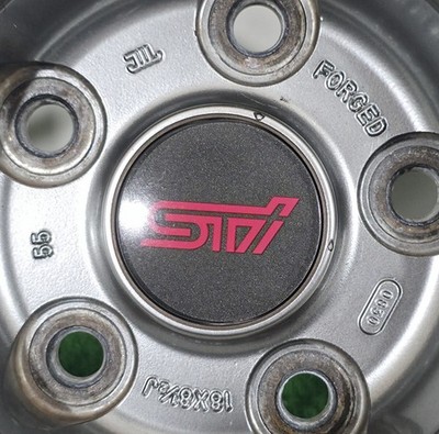 JDM Forging SUBARU WRX STI Genuine Option BBS RV739 18x8.5J +55 PCD114. (No Tires) - Image 6