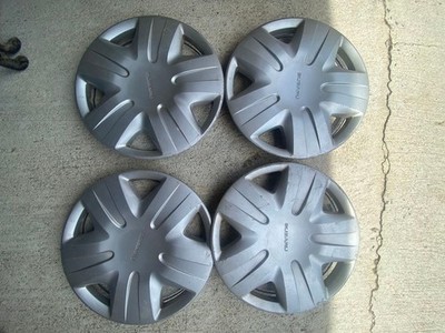 JDM Four wheel caps for genuine 13-inch steel wheels of the Sanbar Dia (No Tires)
