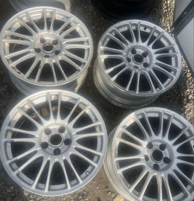 JDM Subaru STI BBS forging FORGED aluminum wheels 18x8.5J 5-hole (No Tires)