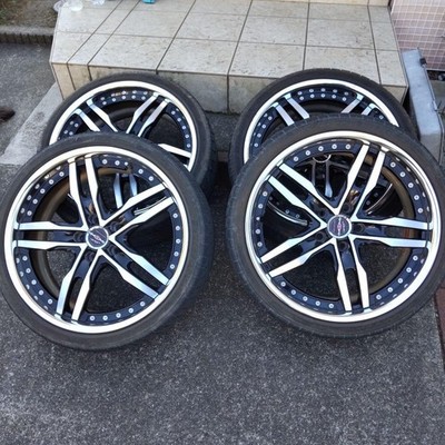 JDM AME XF-55 4wheels 19x7.5+47 5x114.3 (No Tires)