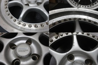 JDM Rare Enkei Racing S 17x8J +32 PCD114.3 4-hole wheels (No Tires) - Image 7