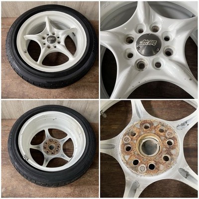 JDM Nothing Limited MUGEN RNR whitecolor aluminum wheels with 15-inch (No Tires) - Image 4
