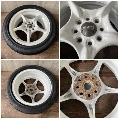JDM Nothing Limited MUGEN RNR whitecolor aluminum wheels with 15-inch (No Tires) - Image 6
