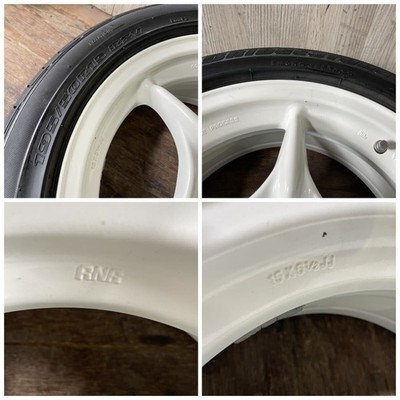 JDM Nothing Limited MUGEN RNR whitecolor aluminum wheels with 15-inch (No Tires) - Image 10
