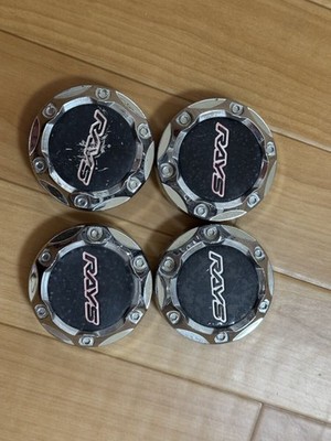 JDM RAYS Rays Center Cap 4 Individual Set Carbon Fiber Look br RAYS (No Tires)
