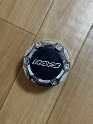 JDM RAYS Rays Center Cap 4 Individual Set Carbon Fiber Look br RAYS (No Tires) - Image 3