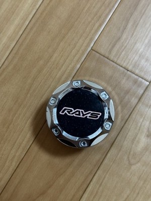 JDM RAYS Rays Center Cap 4 Individual Set Carbon Fiber Look br RAYS (No Tires) - Image 5