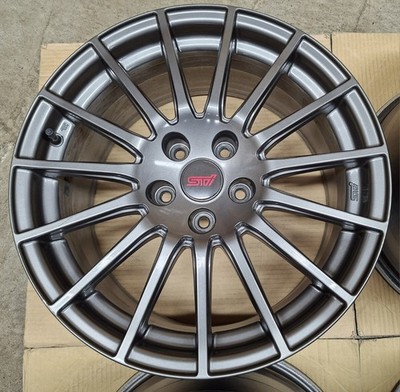 JDM Subaru WRX STI Genuine Option 18-inch Wheels 4-Wheel Set 8.5J for Levorg (No Tires) - Image 4