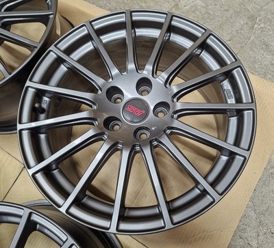 JDM Subaru WRX STI Genuine Option 18-inch Wheels 4-Wheel Set 8.5J for Levorg (No Tires) - Image 10