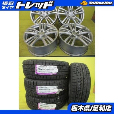 JDM Genuine Nissan V36 Skyline partsUsed wheel set with 2026 studless (No Tires)