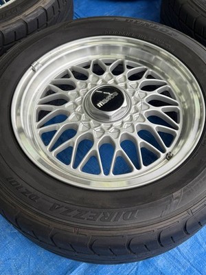 JDM RX-7/FC3S Genuine BBS Mesh Wheels 15-inch 4-Wheel Set with Tires D (No Tires) - Image 3
