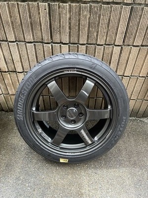 JDM Pick-up only: TE37 17-inch wheels 100-5H br RAYS (No Tires) - Image 7