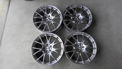 JDM RAYS HOMURA 2X7 19x8J +48 PCD114.3 5H Aluminum Wheels 4-Wheel Set U (No Tires)