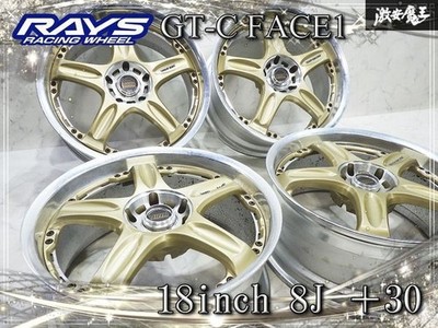 JDM / RAYS Rays GT-C FACE1 18x8J +30 5H 5-hole PCD114.3 forging/cast wh (No Tires)