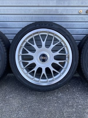 JDM BBS RG239 4-hole PCD100 & 114.3 7J +45 Rare 205/45R17 br BBS (No Tires) - Image 3