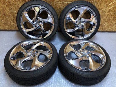JDM Out of Print ENKEI LEADING EDGE 17x7J Chrome Aluminum Wheel 114.3 Y (No Tires)