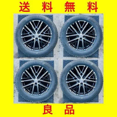JDM 225/60R18 100Q 2023 Crown Black Suobar Studless ENKEI AME SMACK GR (No Tires)
