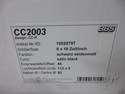 JDM BBS CC-R 19 for Mercedes-Benz W204 W205 W206 W212 W213 Audi A3 S3 (No Tires) - Image 7