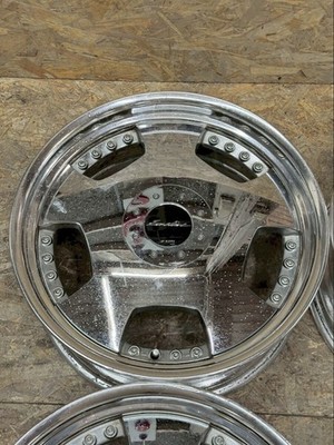 JDM RareWORK Euroline DH 20x8.5J +45 PCD114.3 5-hole 5H Chrome Deep Rim (No Tires) - Image 3