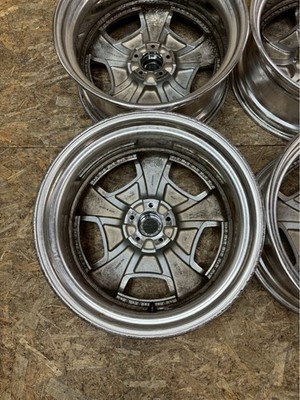JDM RareWORK Euroline DH 20x8.5J +45 PCD114.3 5-hole 5H Chrome Deep Rim (No Tires) - Image 6
