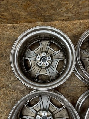 JDM RareWORK Euroline DH 20x8.5J +45 PCD114.3 5-hole 5H Chrome Deep Rim (No Tires) - Image 7