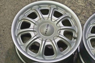 JDM Old Car Multi FOLIUM 14in 6J +38 PCD100 114.3 Compact/Kei Car 411 (No Tires) - Image 2