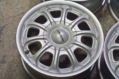 JDM Old Car Multi FOLIUM 14in 6J +38 PCD100 114.3 Compact/Kei Car 411 (No Tires) - Image 4