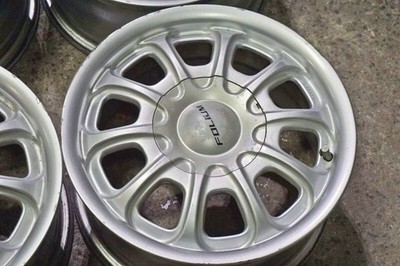 JDM Old Car Multi FOLIUM 14in 6J +38 PCD100 114.3 Compact/Kei Car 411 (No Tires) - Image 5
