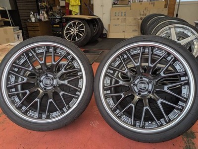 JDM Almost VERZ WORK mesh wheels for Fairlady Z Z33 Z34 Skyline Fuga C (No Tires)
