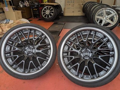 JDM Almost VERZ WORK mesh wheels for Fairlady Z Z33 Z34 Skyline Fuga C (No Tires) - Image 2
