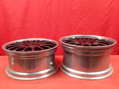 JDM Carlson CR 1/16 Used Wheels 4-Wheel Set 8.5/10J 19-inch PCD 114.3 5-hol (No Tires) - Image 10