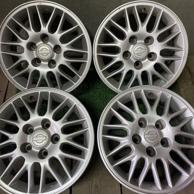 JDM Nissan genuine wheels for older S15 Silvia models 1515 x 6J +40 PC (No Tires)