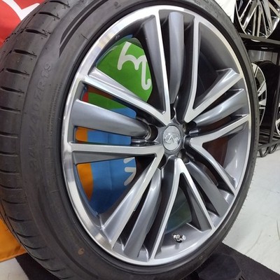 JDM NISSANNissan V37 Skyline Type SP Genuine 8.5J+50 114.3-5HSummer Ti (No Tires) - Image 3