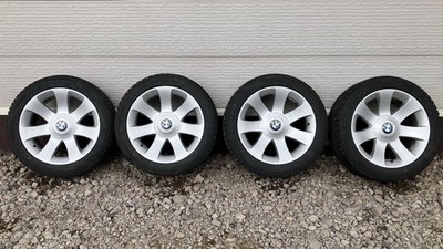 JDM BMW Genuine Star Spoke 175 5 Series Naankan Used Studless Tire Set (No Tires)